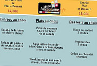 La Madeleine menu
