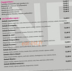 Le Kiosque Saveur menu