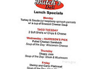 Butch's Deli menu