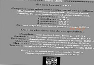 Creperie Ty Ouessant menu