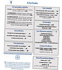 L'escale menu