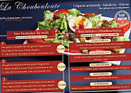 La Choubouloute menu