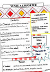 Le Café Gourmand menu
