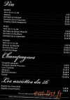 Le Café 56 menu