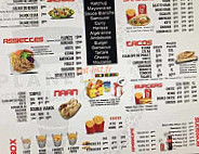 Planete Kebab menu