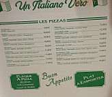 Un Italiano Vero menu