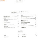 Juvia menu