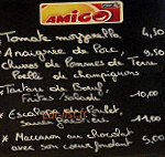 Brasserie L'olympique menu
