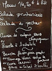 Eau Des Lys menu