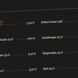 Le Labo Du Pizzaiolo Carte