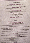 Olde Hitching Post menu