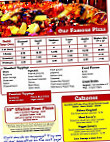 Pizza World menu