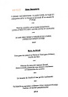 AUBERGE DU BRAND menu