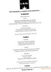 Le Braque menu