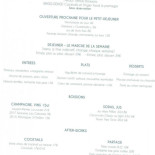 La Scène Menu