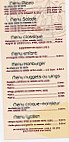 Laetitia Pizzas menu