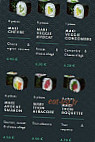Sushi Soba menu
