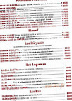 Palais Du Shalimar menu