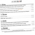 La Gare Thomas Mureau menu