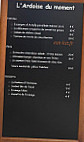 La Table D'hortense menu