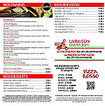 Pizza Rosso menu