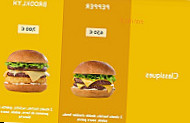 Speed Burger menu