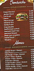 Pizzeria La Gourmandise menu