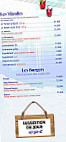 Le Chal'heureux Hôtel D'altitude menu