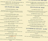 Le Splendid menu