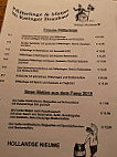 Ratinger Brauhaus menu
