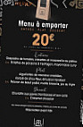 Bouche B menu