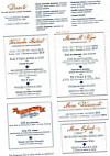 Hotel Restaurant Saint Regis menu
