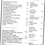 Cafe le Parvis Carte