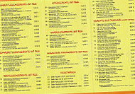 Asiadrachen menu