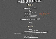 Le Caveau menu