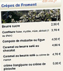 Bara Breizh menu