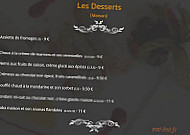 Hostellerie Du Prieuré Soulier menu