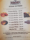 Ribeyes menu