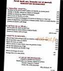 La Mirabelle menu
