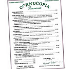 Cornucopia menu
