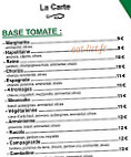 La Bartavelle menu