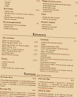 Bistrot Granoux menu