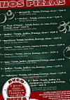 Hugo Pizza menu