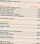 Le Fournil menu