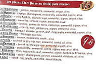 Le P’tit Chancenay menu