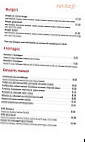 O'carre Rouge menu