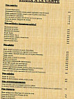 Le Sawa menu