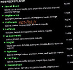 La Cave à Pizza menu