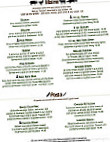 Northern Trails Grill menu