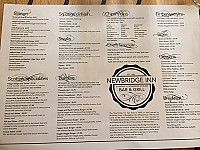 Newbridge Inn menu
